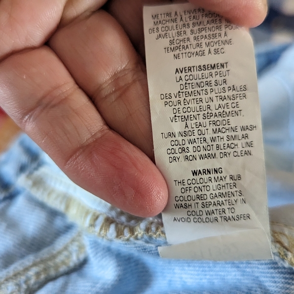 Garage Denim Festival Jean distressed shorts Size 9 - Picture 6 of 8